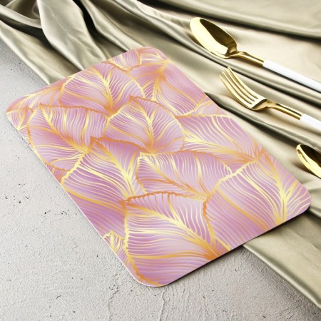 Delayer board Tropical Leaf Pink, 30 x 20 cm-2