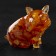 Souvenir "Pig", amber