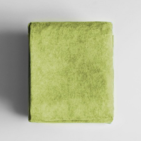 Set of curtains "Tina", size 2x145x270 cm, green color-3