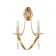 Wall lamp EVOLUCE. Sle120211-02. Filatta. 2x40 watts, E14, 26x33 cm, color French gold