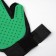 Glove - a brush for wool on the right hand with elongated cloves, green