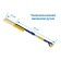 Telescopic snowbrush with a removable chopper Goodyear WB-10, 78-100 cm