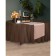 Round tablecloth, size 160x160 cm, coffee color