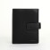 Male purse on 3 in 1 button, department for car documents, passports, black color