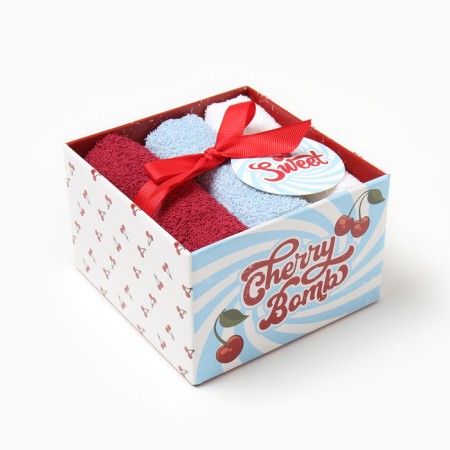 Set of terry towels Cherry 30x30 cm - 3 pcs, cotton 340g/m2-5