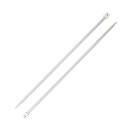 Knitting needles of straight lines 7.00 mm/35cm, plastic, 2 pcs-1