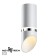 Delta lamp, 1x9W GU10, IP44, white color