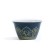A set for a tea ceremony of 6 items per 3 people: a cup 50 ml, a kettle 280 ml, blue