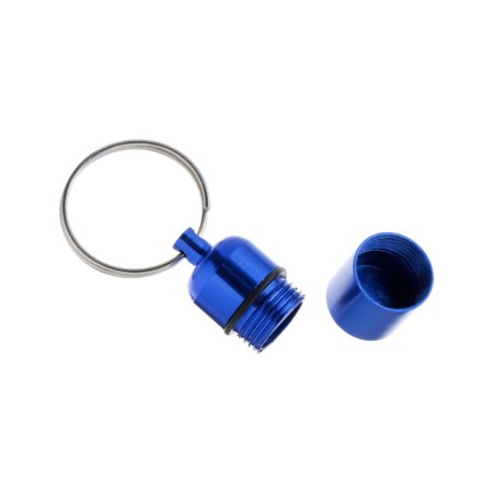 Address - capsule for a note, 2.2 x 1.3 cm, blue-2