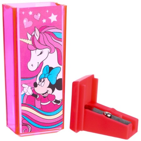 Plastic rectangular sharpener, Minnie Mouse-3