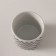 Bank for candles ceramics "Black Triangles" 200 ml 7.3x7.3x7.3 cm
