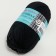 Yarn "virtuoso" 100% Mercerized cotton 330 m/100 g (02-black)