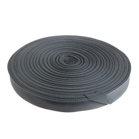 Strict sling 30 mm, for edging EVA rugs, coil 50 m, dark gray