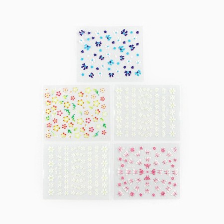 Nail stickers, multi -colored mix-3