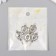 Decor for creativity Metal "An openwork mirror with a skull" silver 3.4x1.5 cm