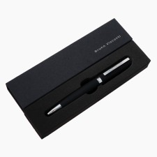 Switching handle, 1.0 mm, BrunovisConti milano, blue rod, metal case Soft Touch Black, in case