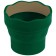A glass for drawing Faber-Castell Clica & GO 350ml, folding (rubber), t-green 181520