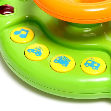 Musical developing steering wheel “forward!”, Light and sound effect, mix-6