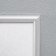 Photo frame MDF 30x40 cm, No. 5 "Simple", silver (plastic screen)