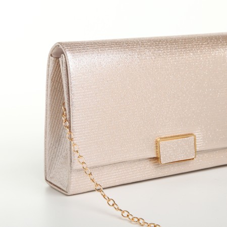 Female bag on a magnet, beige color-3