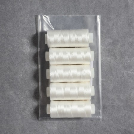 Threads 50k, 200 m, white color No. 0101-2