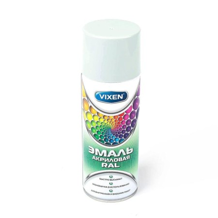 Acrylic enamel Vixen, light gray, RAL 7035, aerosol 520 ml