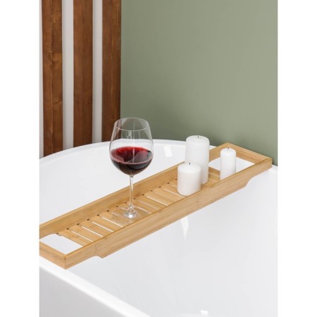 Sima-Land Home bathroom shelf, bamboo, 70 × 14 × 4.5 cm-6