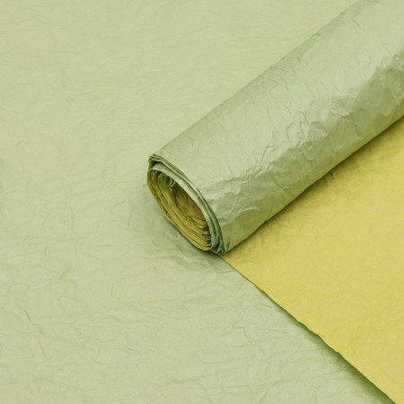 Packaging paper "Ecoluks two-color", mix salad-yellow pastel, 0.68 x 5 m-8