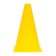 Cone, yellow color, 20 cm