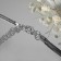 Choker "Heart", black color in silver, l = 35 cm