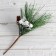 Decor "Winter Charm" White Berries and a bump 19 cm