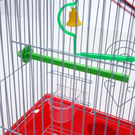 Poultry cell equipped BD-1/1D, 30 x 23 x 39 cm, red-11