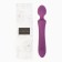Vibrator bilateral oka-hips, 14 modes, 23.5 x 3.5 x 4 cm, silicone, purple