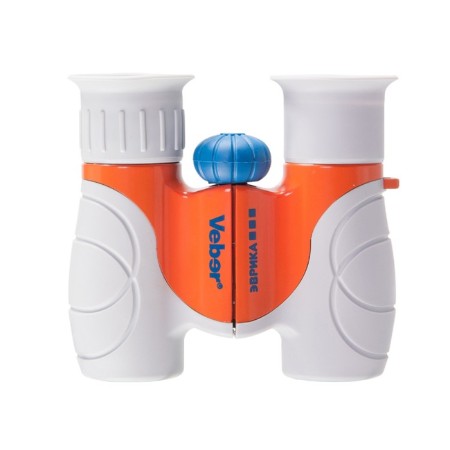 Children's binoculars VEBER EURIKA, 6 × 21, G / O, Color gray / Orange-1