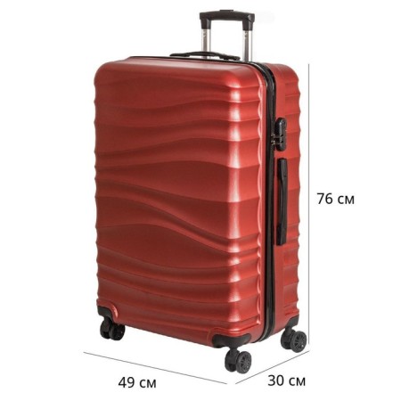 Suitcase Fusion FTS-1006, L, Burgundia-5