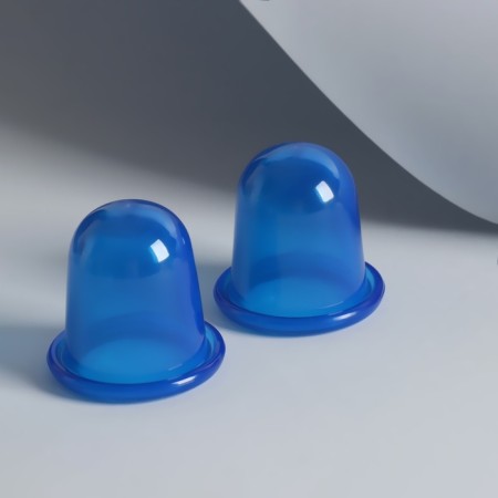 Anti -cellulite massage "Miracle - Bank", set - 2 pcs, 5 × 5.5 cm, color mix-1