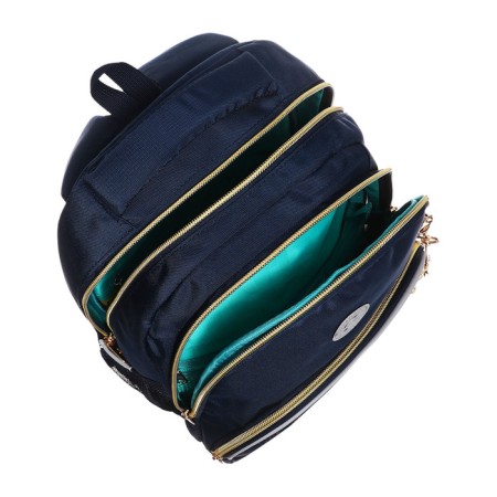 School backpack, 40 x 27 x 20 cm, Grizzly, ergonomic back, laptop department, blue-11