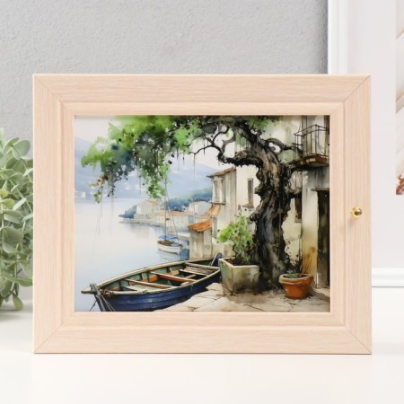 Key of "boats" 24x29 cm milk oak