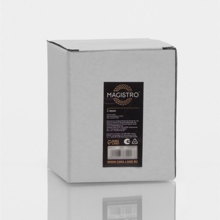 Glass glass with double walls Magistro "Paul Wave", 250 ml-4