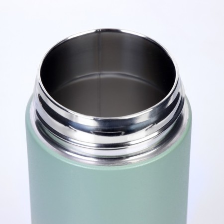 Thermos for tea and coffee, 500 ml, with a flask, retains heat up to 8 hours, green-1