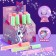 Children's shine for the lip "Unicorn" with a ringle, 8 ml, mix