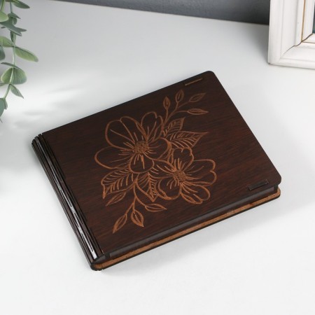 Casket "Flowers" 15x12x2 cm