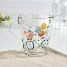 Glass mug 