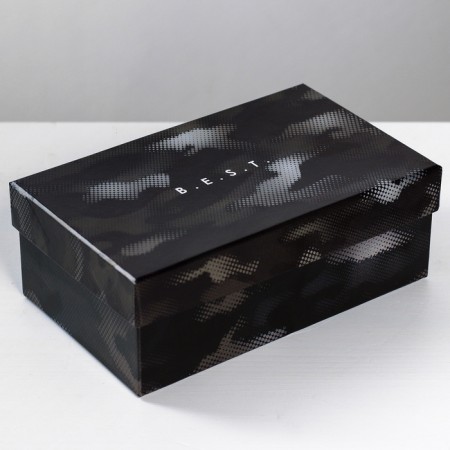 A set of boxes 10 in 1, gift packaging, “khaki”, 12 x 7 x 4 - 32.5 x 20 x 12.5 cm-4