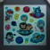 Plastic sticker interior phosphorus "Beasts in space" 20x20.5 cm