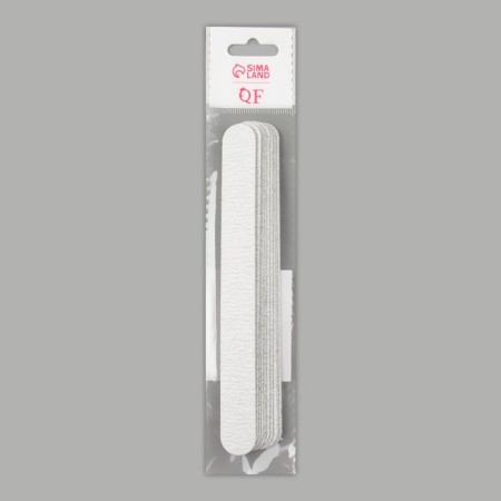 Smooth file for a file, 15 cm, abrasiveness 180, 10 pcs, color gray-4