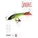 Balancir Lucky John Fin 4 + tee, 6 cm, 26rt blister color