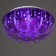 Emilia chandelier 7x40W E27 with a remote control, color chrome 41x41x19 cm