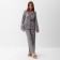 Новый год. Пижама женская (рубашка и брюки) KAFTAN "Дед мороз" размер 52-54