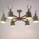 Chandelier 1073/6wt E27 60W white 85x85x50 cm Bayerlux